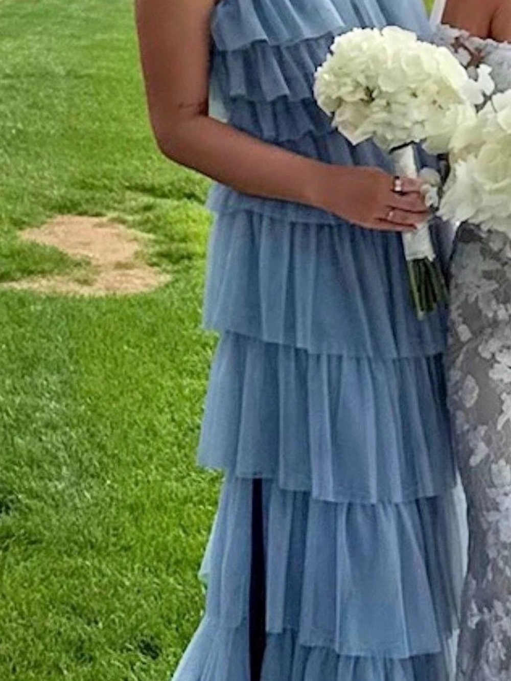 Revelry Carrie Tulle Dress French Blue